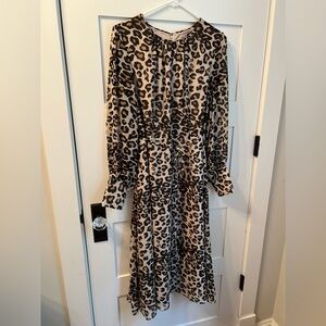 Boden Dress NWT Leopard Size 8R